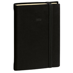 Agenda giornaliera Daily Pocket Prestige 8,5x13cm Silk nero 2026 Quo Vadis