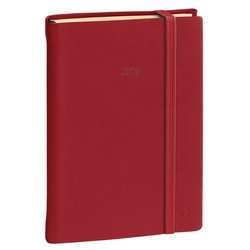 Agenda giornaliera Daily 21 Prestige 15x21cm Silk bordeaux 2026 Quo Vadis