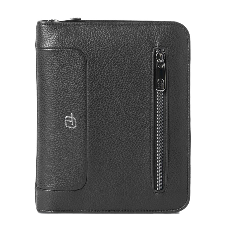Portablocco A5 Gate Trended ecopelle dim. 19x23cm nero InTempo