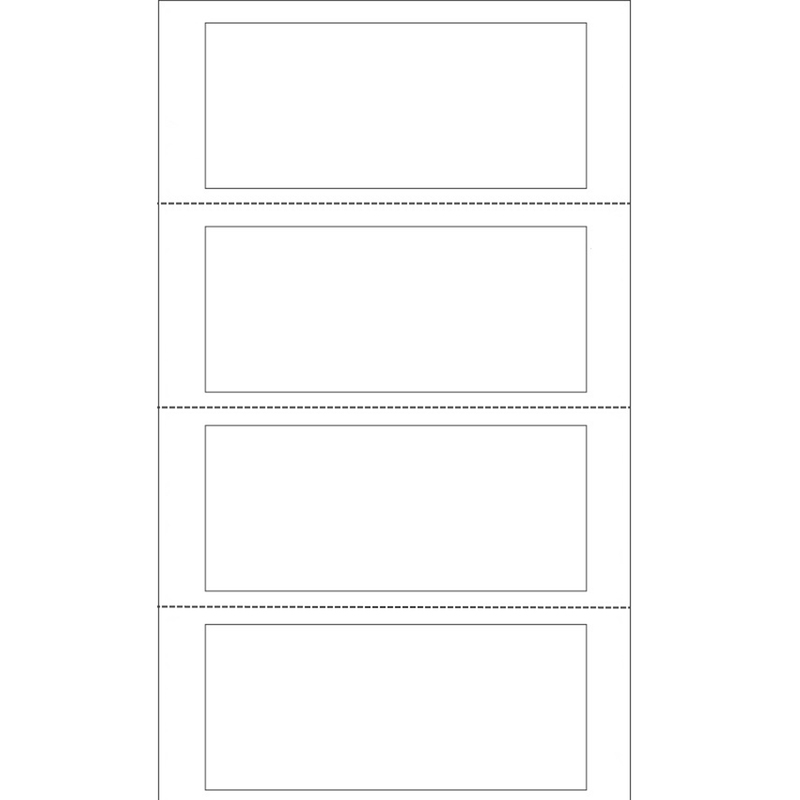Scatola 400 etichette adesive in modulo 140x60mm TT951-2 per passaggi proprietA'