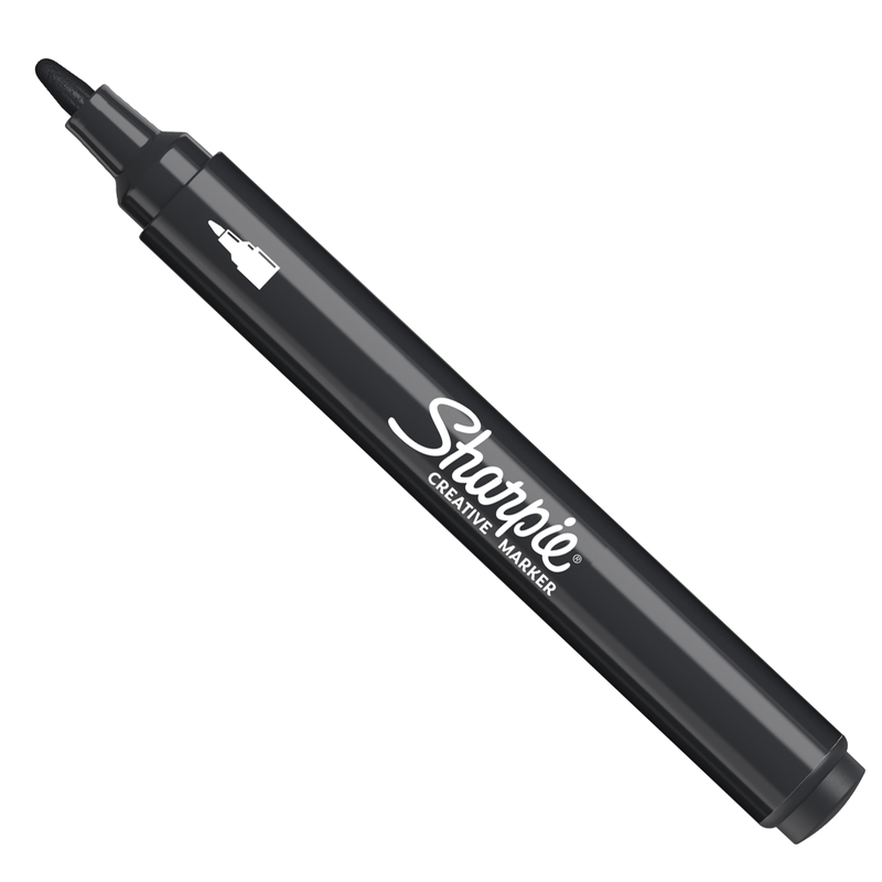 Marcatore acrilico Creative Marker punta tonda nero Sharpie