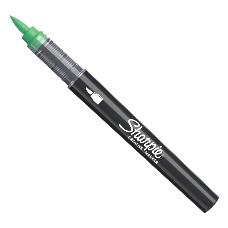 Marcatore acrilico Creative Marker punta pennello verde Sharpie