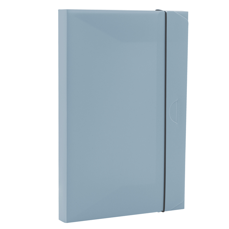 Cartella progetto HOLOS dorso 3cm in PP azzurro 34,5x23,5x3cm Fellowes