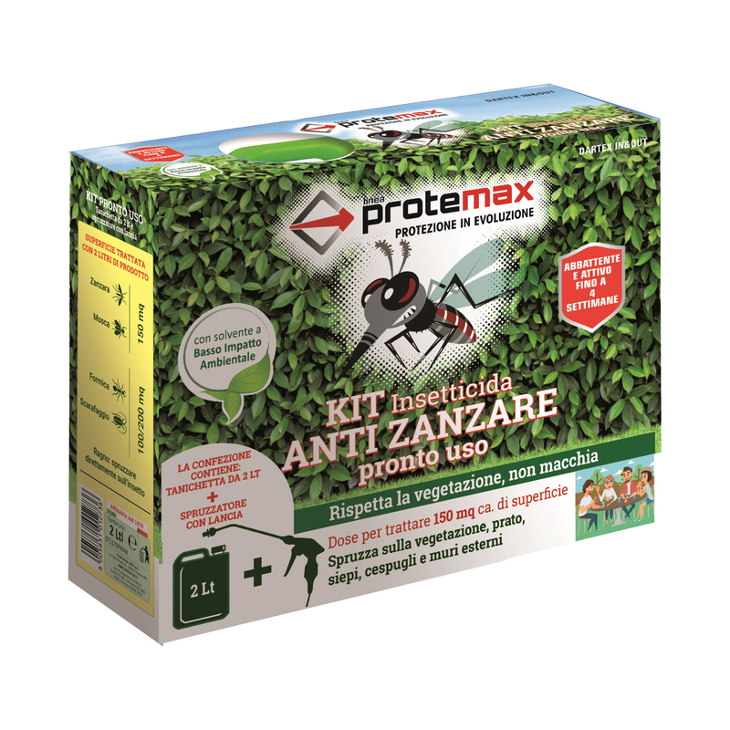 Kit insetticida antizanzare pronto all'uso Protemax(delist)