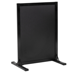 Lavagna Stand da terra Woody 78x56x40cm nero Securit