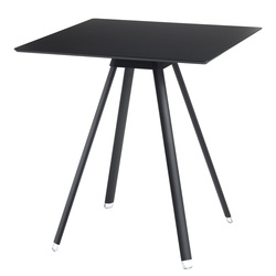 Tavolo bar basso Tapas TAVTA quadrato nero