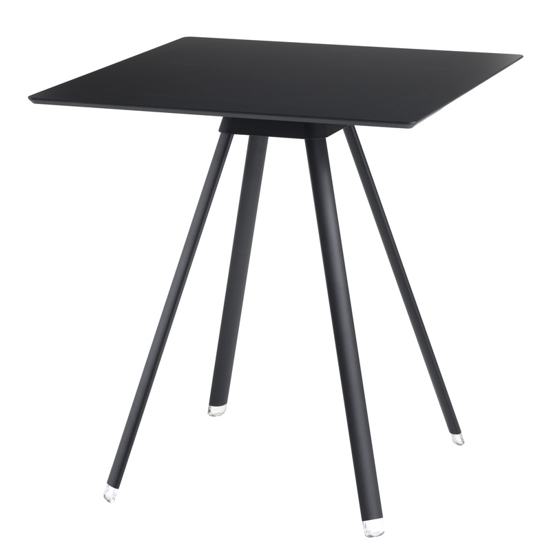 Tavolo bar basso Tapas TAVTA quadrato nero