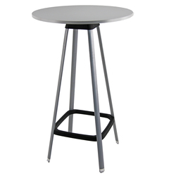 Tavolo bar alto Tapas TAVTA rotondo grigio