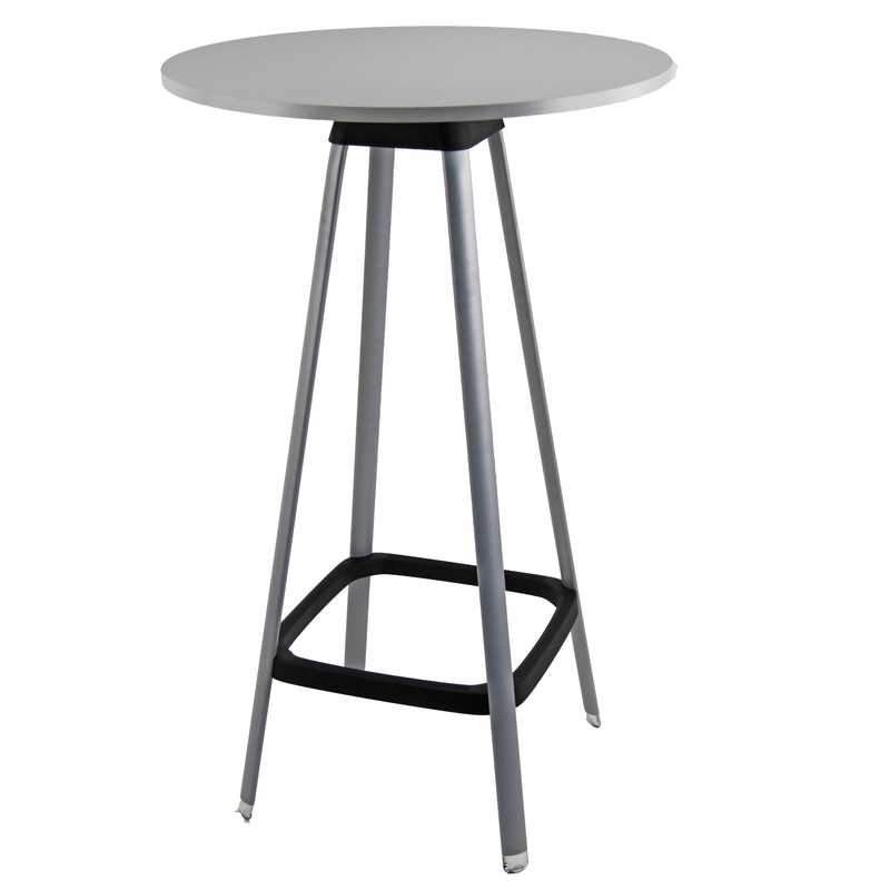 Tavolo bar alto Tapas TAVTA rotondo grigio