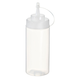 Squeeze bottle trasparente per salse 500ml Leone