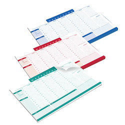 Desk Planner Monocromo da scrivania 42x29,5cm colori assortiti Pigna