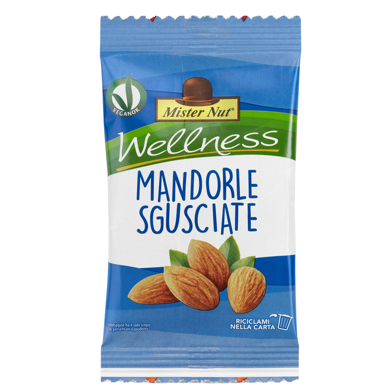 Mandorle al naturale 25gr Mister Nut