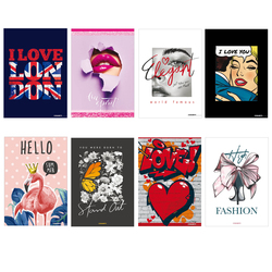 Maxiquaderno A4 20fg+1 80gr 1 rigo c/margine Teen Girl 2023 Blasetti