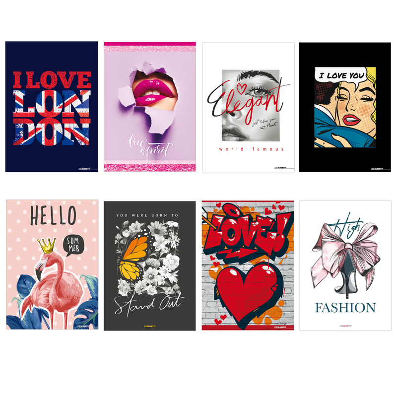 Maxiquaderno A4 20fg+1 80gr 1 rigo c/margine Teen Girl 2023 Blasetti