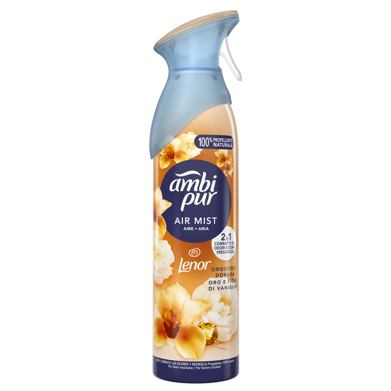Ambi Pur Air Effect Lenor 185ml oro e fiori di vaniglia