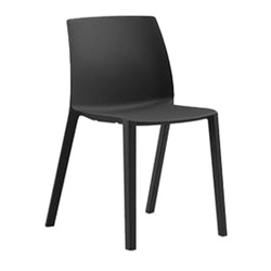 Seduta attesa Dora DOR nero road senza braccioli Unisit