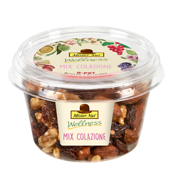 Mix frutta secca e disidratata mix colazione bicchiere 125g Mister Nut