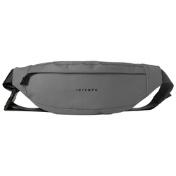 Marsupio Drop gomma antipioggia dim. 37x14x5cm grigio InTempo