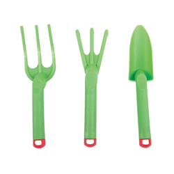 Set 3 attrezzi da giardinaggio bambino Cwr