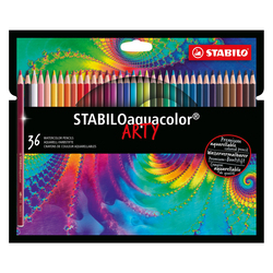 Astuccio 36 pastelli Arty aquacolor Stabilo