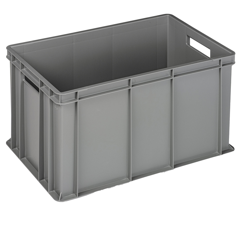 Cassa industriale Europa 60x40x32cm 64L grigio Mobil Plastic