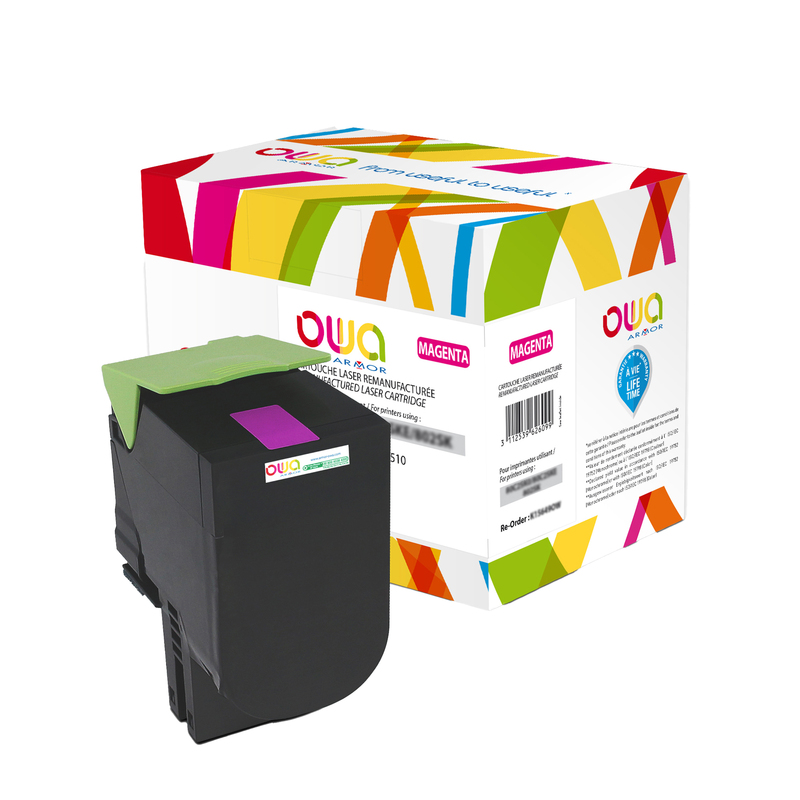 Toner Magenta Armor per Lexmark CS310, 410, 510