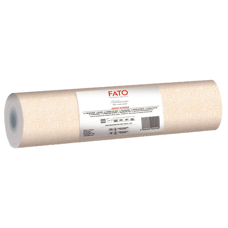 Runner Linea tablewear Canvas zucca 0,40x24m pretaglio 0,3m Fato