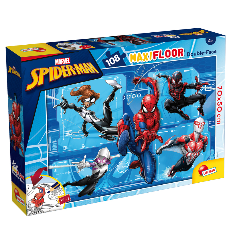 Puzzle Maxi 108pz Marvel "Spiderman" Lisciani
