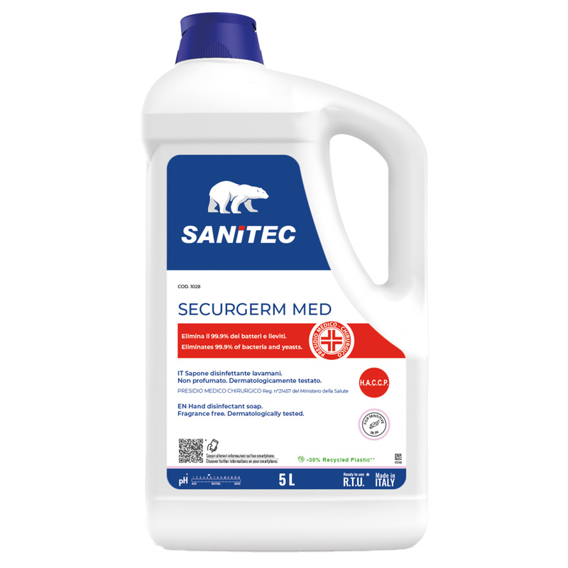 Sapone liquido Securgerm Med PMC 5L Sanitec