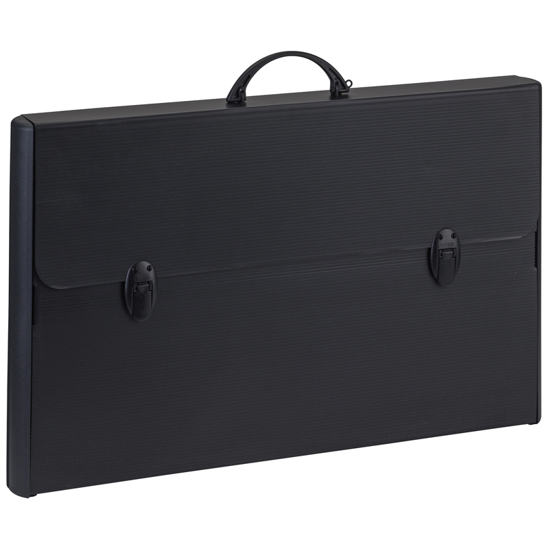 Valigetta polionda Total Black 37x60cm dorso rigido 5cm Favorit