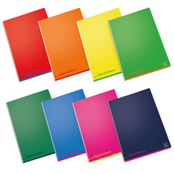 Maxiquaderno A4 80gr 40+2fg 1 rigo c/margine Pigna Colours