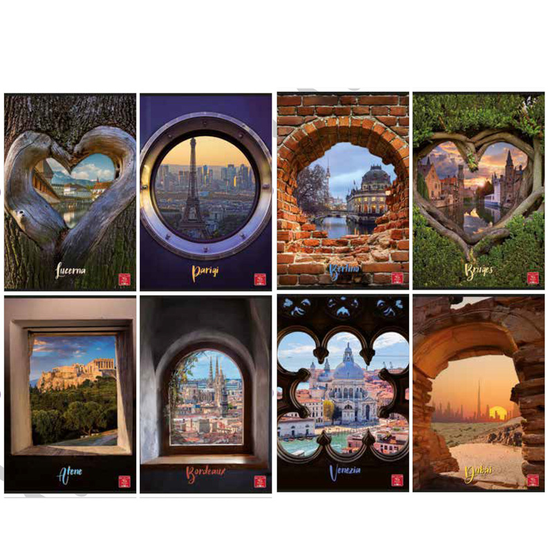 Maxiquaderno A4 80gr 40+2fg 5mm c/margine CittA' Pigna