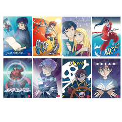 Maxiquaderno A4 80gr 40+2fg rigo di 1a Manga Pigna