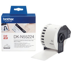NASTRO NON ADES IN CARTA NERO/BIANCO 54MM - 30.48MT LUNGHEZZA