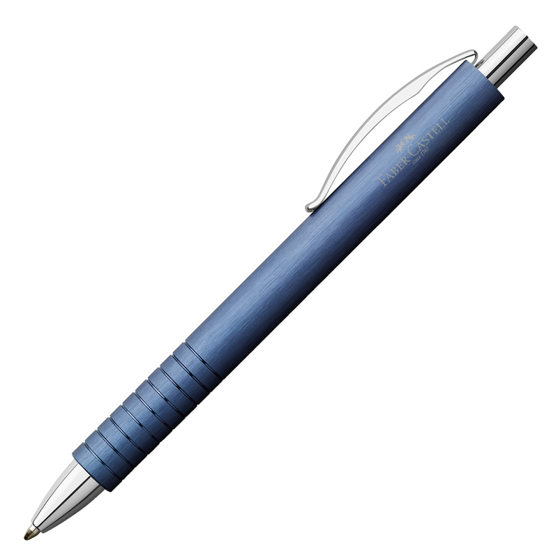 Penna sfera Essentio punta B fusto blu Faber-Castell