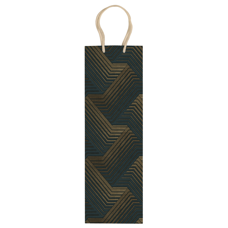 Shopper portabottiglie fantasia 37x12x9cm Sadoch