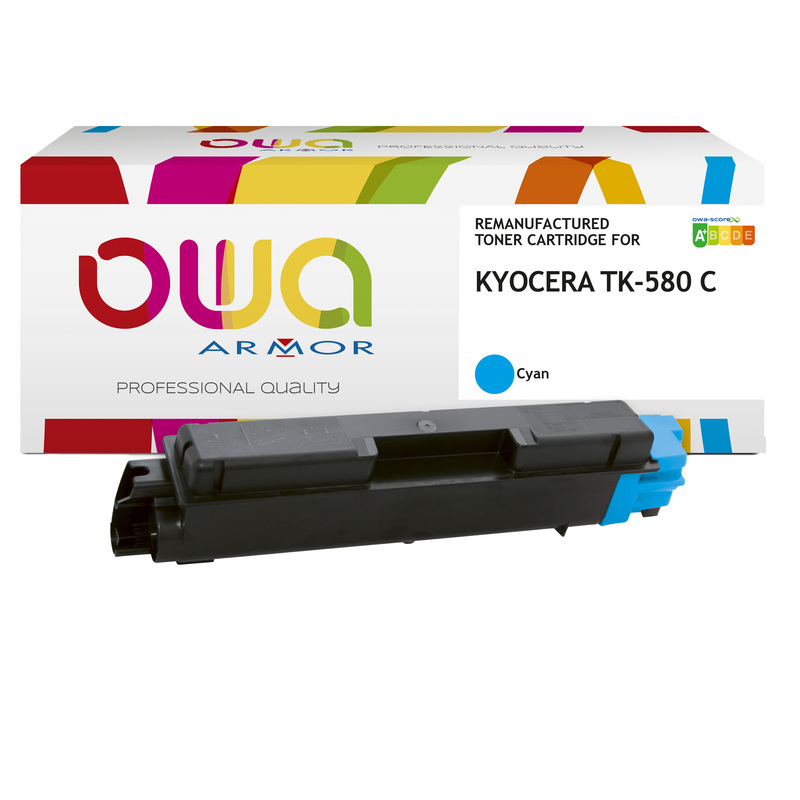 Armor Toner Compatibile per Kyocera TK-580C Ciano _2.800 pag
