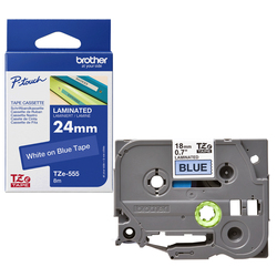 NASTRO BROTHER TZ-e541 18MMx8MT NERO/BLU