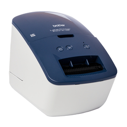 Brother Stampante per etichette collegabile a PC (300x600 dpi) ''PlugPrint''BLU