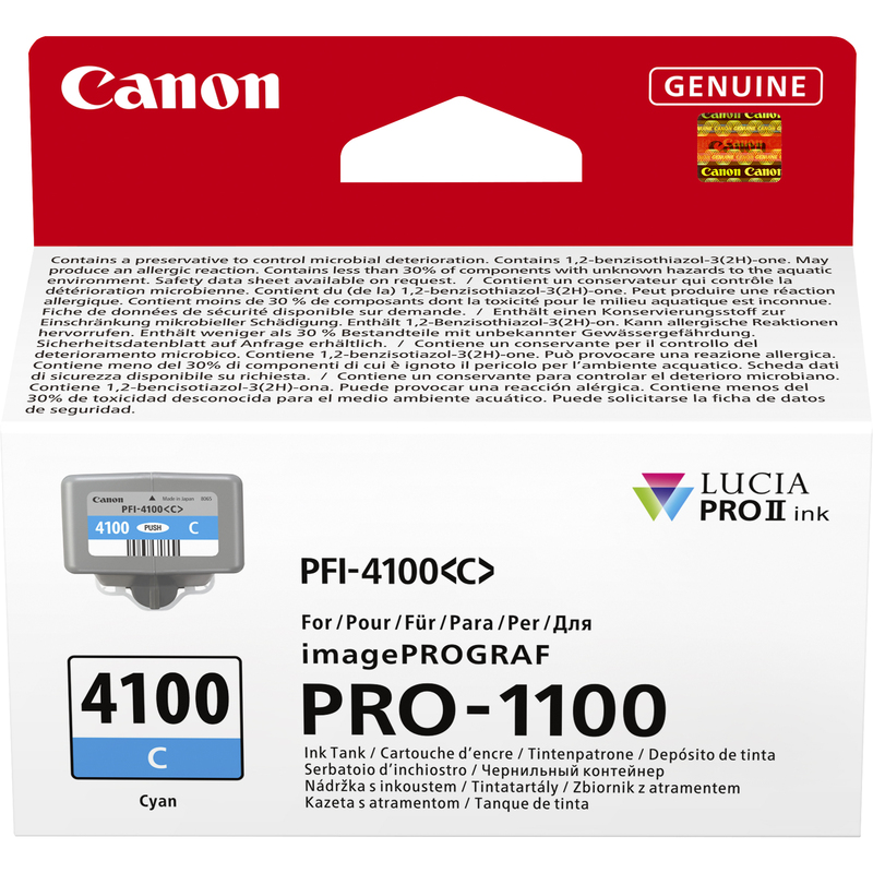 Canon Cartuccia INK PFI-4100 Ciano