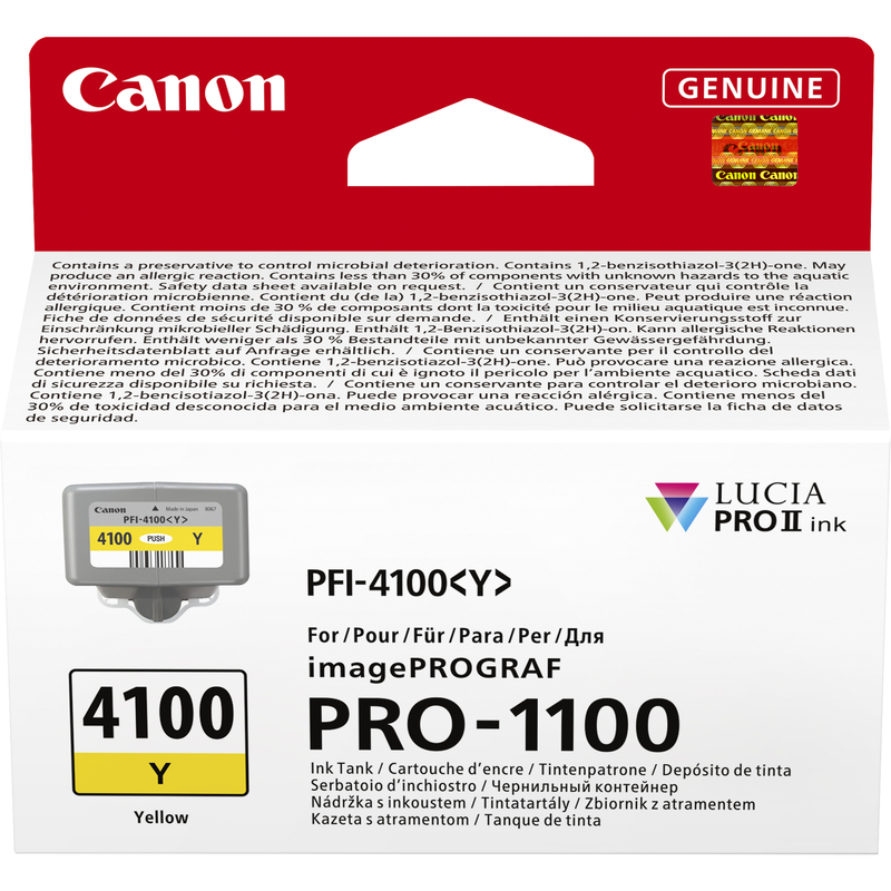 Canon Cartuccia INK PFI-4100 Giallo