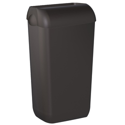 Cestino gettacarte EColored con coperchio 33,5x22,5x54,5cm vesuvian black Mar Pl