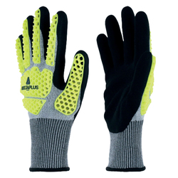 Guanto antiurto EOS NOCUT VV909 tg. 09 giallo fluo/grigio Deltaplus