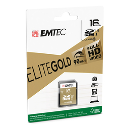 SDHC EMTEC 16GB CLASS 10 GOLD +