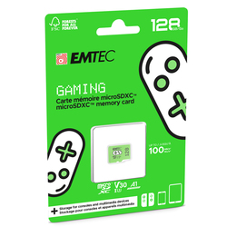 Emtec mSD 128GB UHS-I U3 V30 A1 Gaming Verde