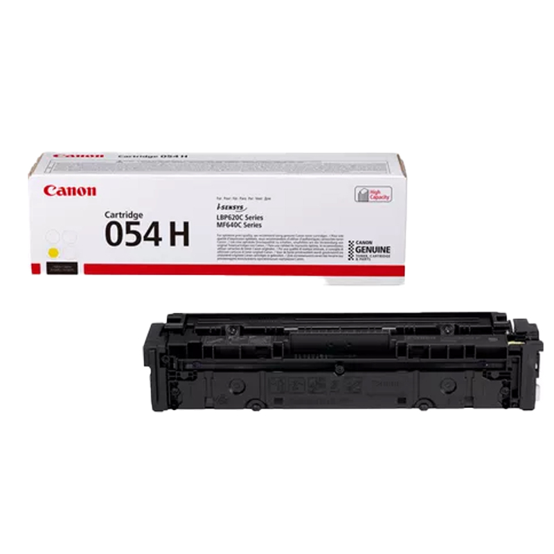 Canon Toner giallo 054 HC LBP623Cdw LBP621Cw MF645Cx MF643Cdw MF641Cw-2.300 pag