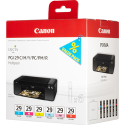 CANON INK PGI-29 MULTIPACK C/M/Y e CIANO/MAGENTA PHOTO, ROSSO