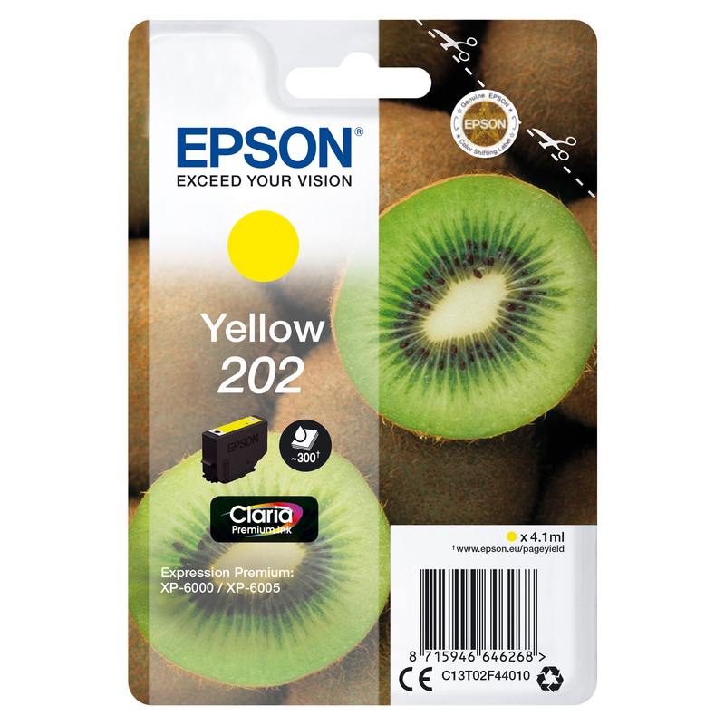 CARTUCCIA INCHIOSTRO GIALLO 202 KIWI