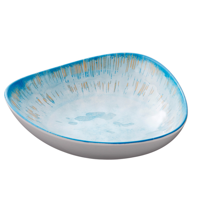 Ciotola triangolare Linea Oceano 18,5x6cm melamina Leone