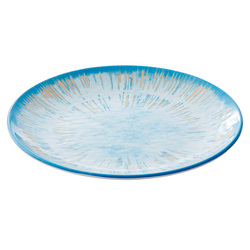 Piatto piano Linea Oceano D23,5x2,5cm melamina Leone